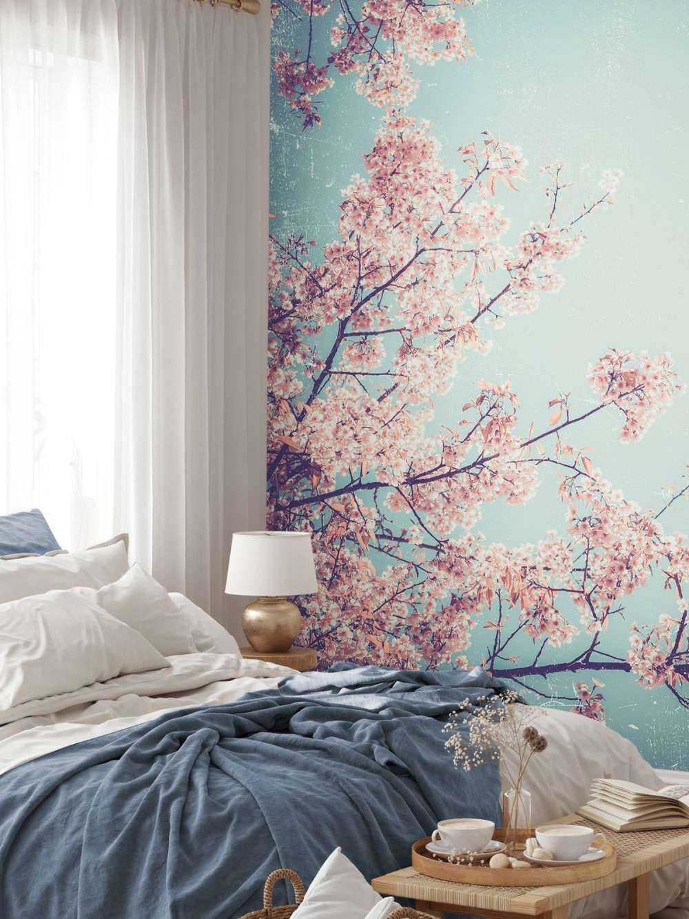 Vintage japanska blommor
