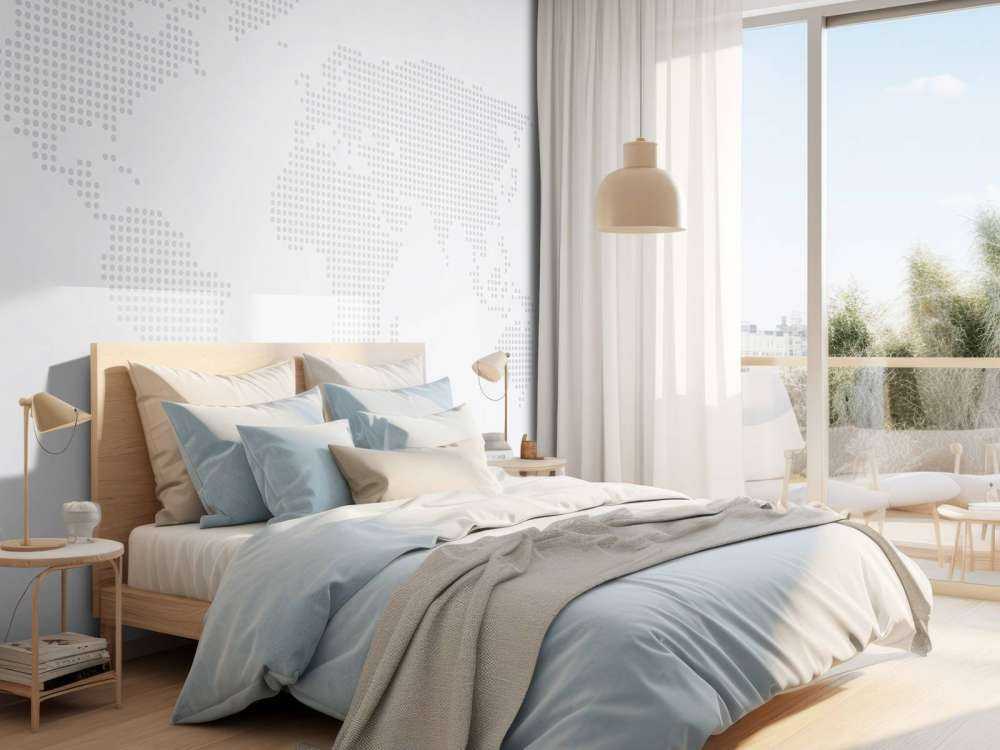 Prickad världskarta