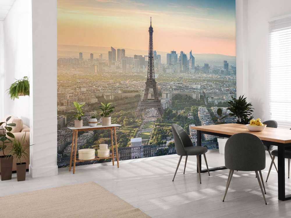 Solnedgång över Paris