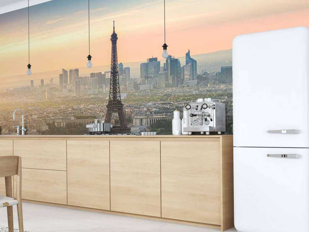 Solnedgång över Paris