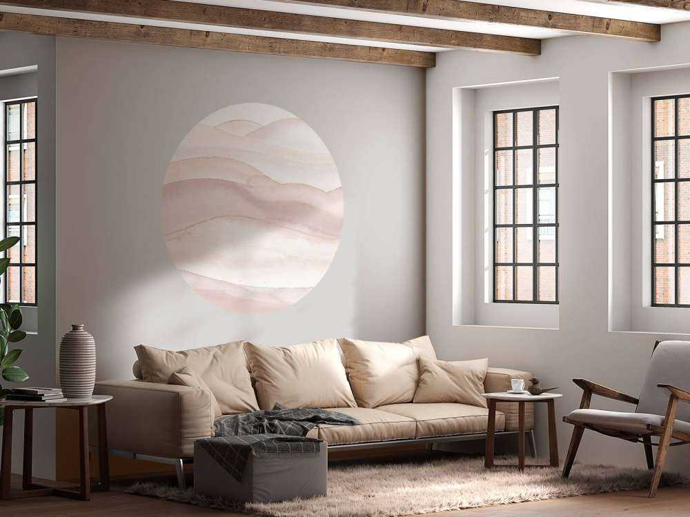 Abstrakt vågig gradient - nude