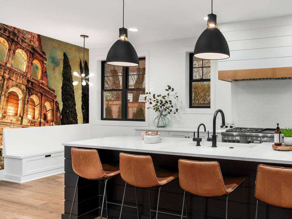 Famous Colosseum in Rome, Italy