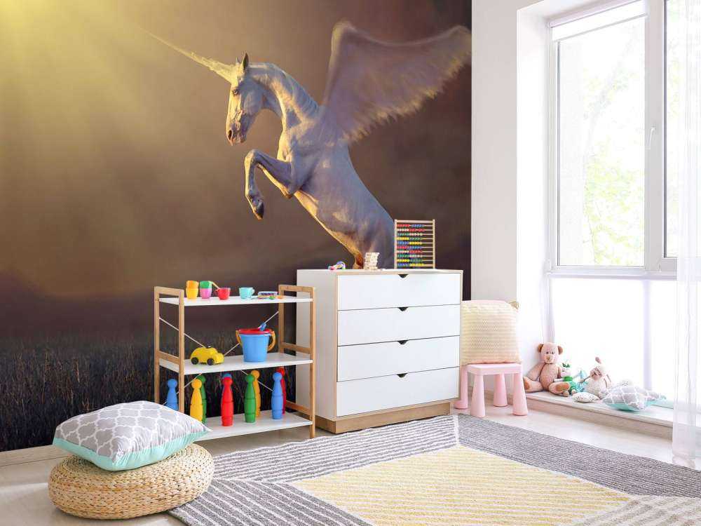 Enhjørning med vinger