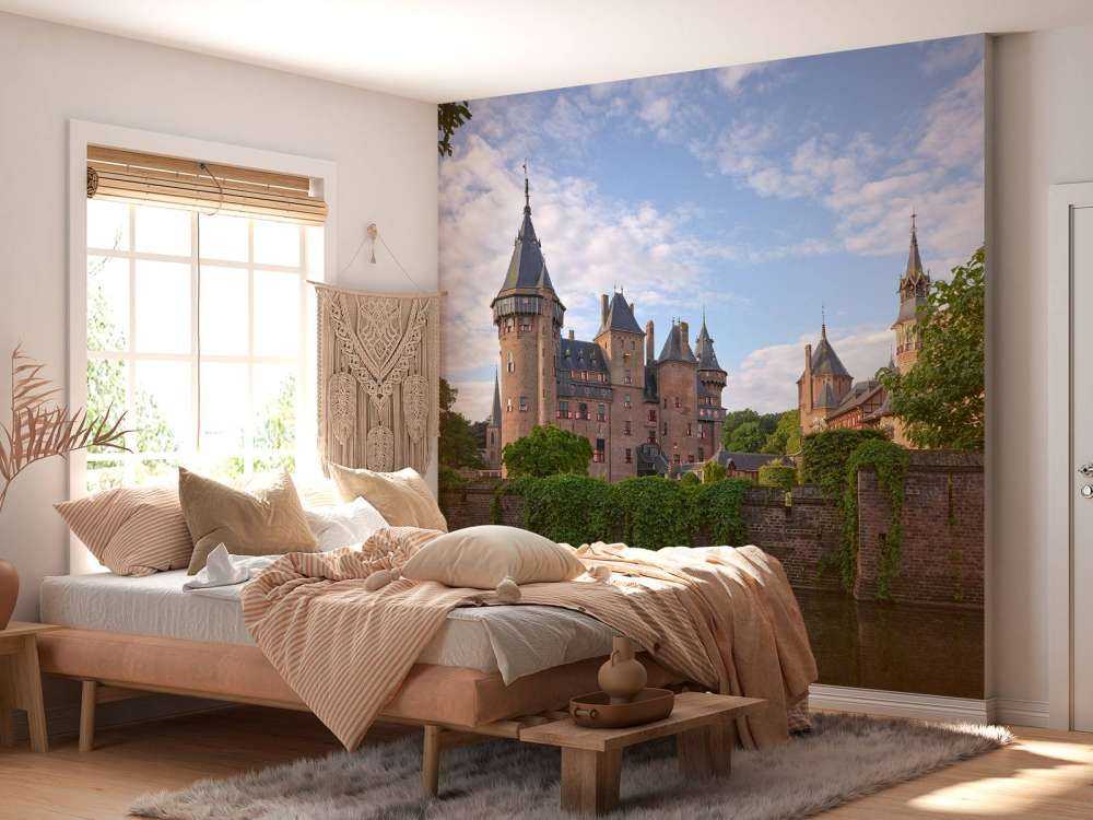 De Haar Castle fra vannet