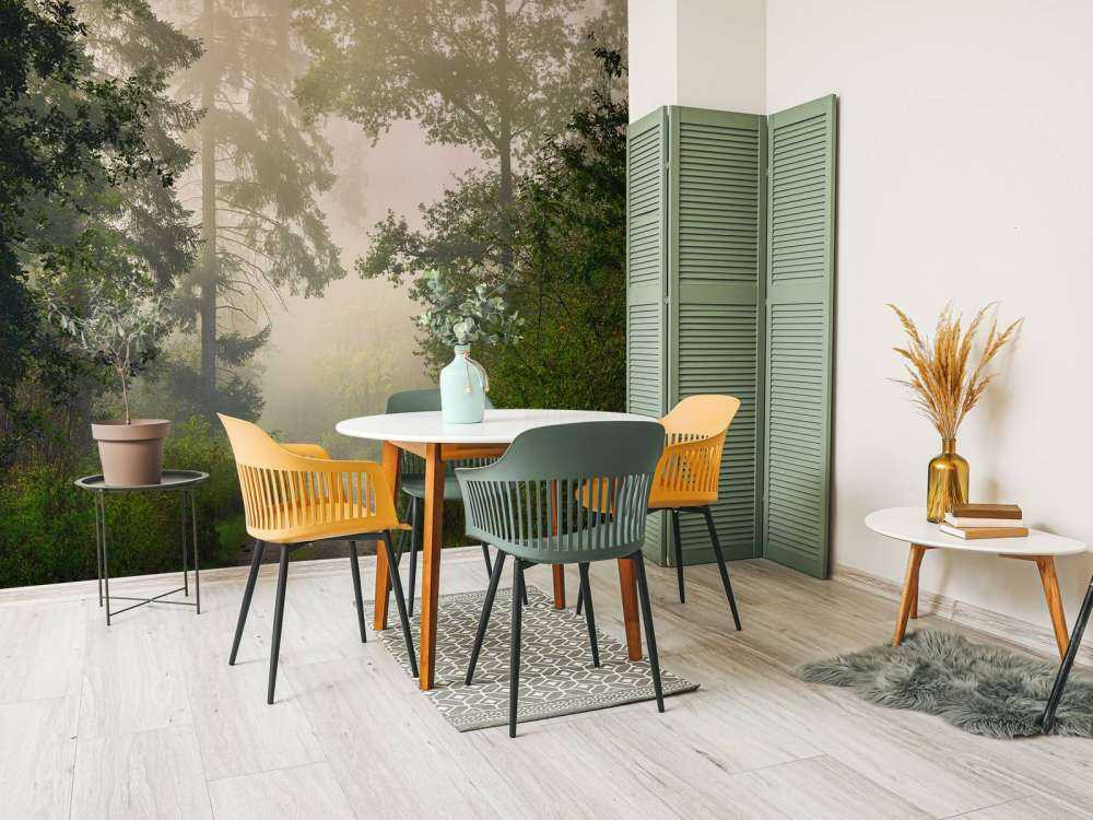 Veien gjennom tåkete skog