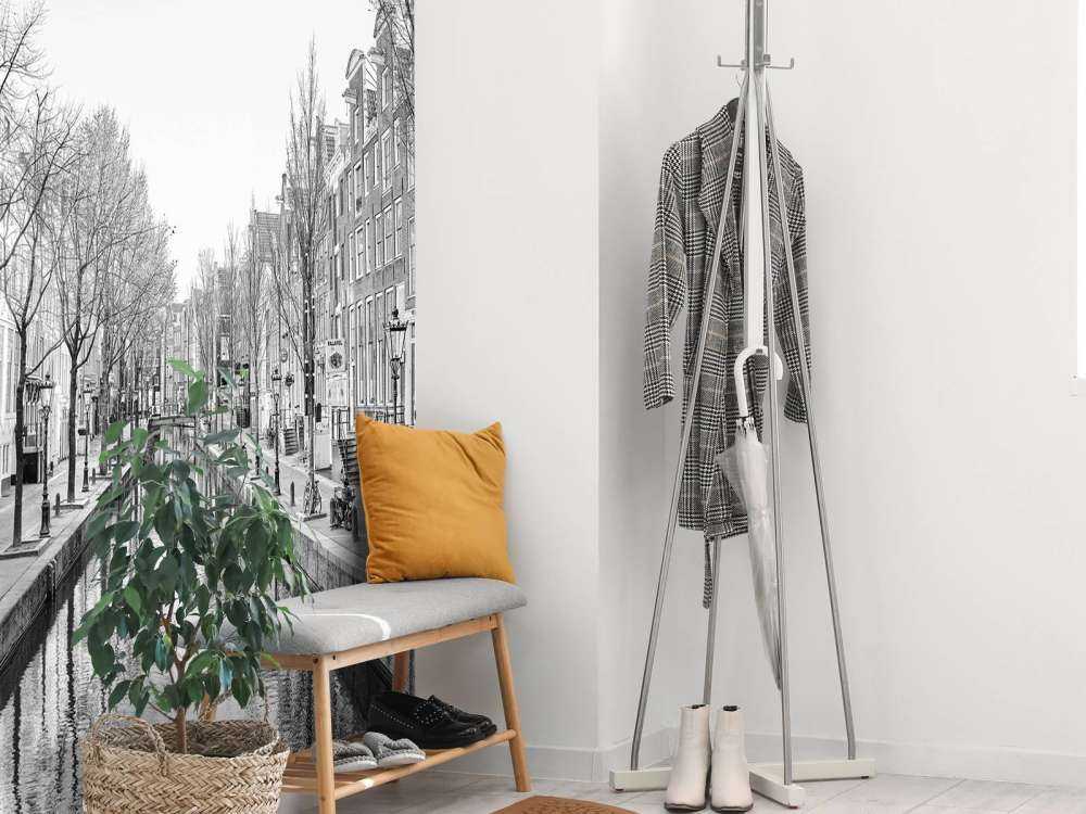 Amsterdam i svart og hvitt