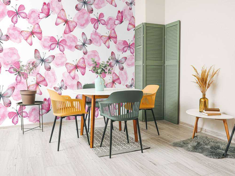 Akvarell sommerfugler