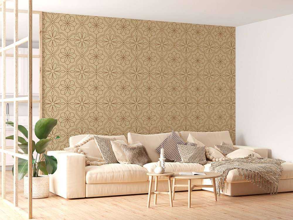 Blomster i retro stil