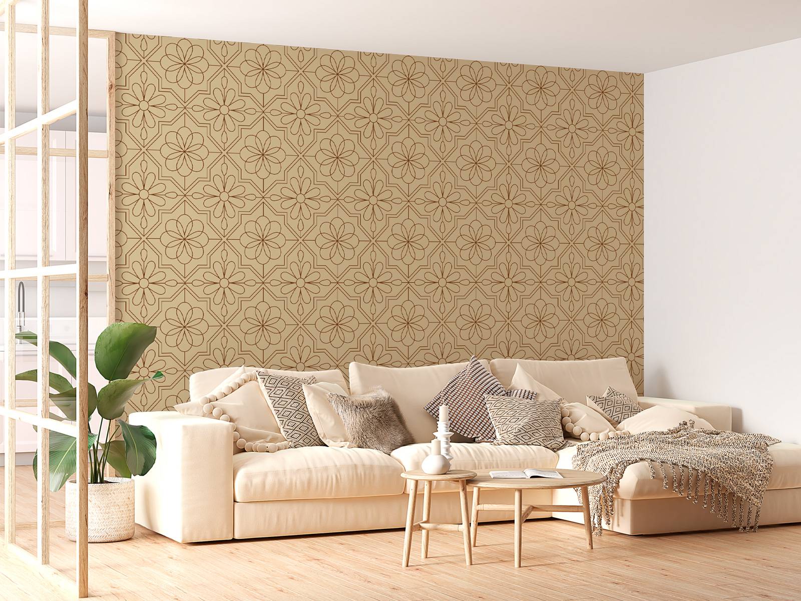 Blomster i retro stil