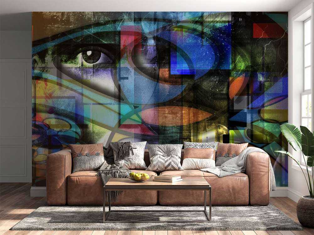 Abstrakt ansikt