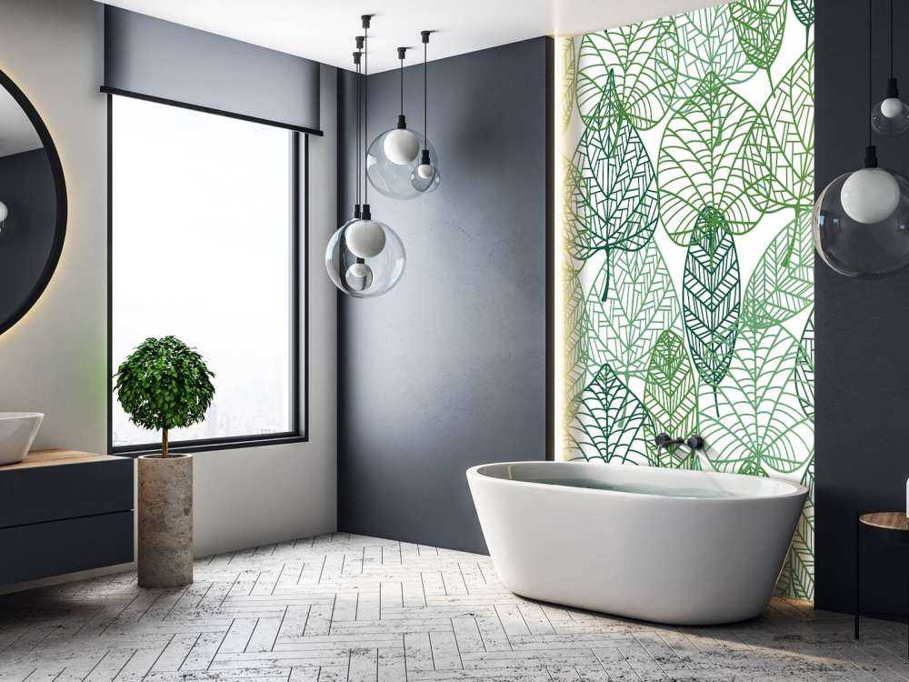 Gjennomsiktige grønne blader