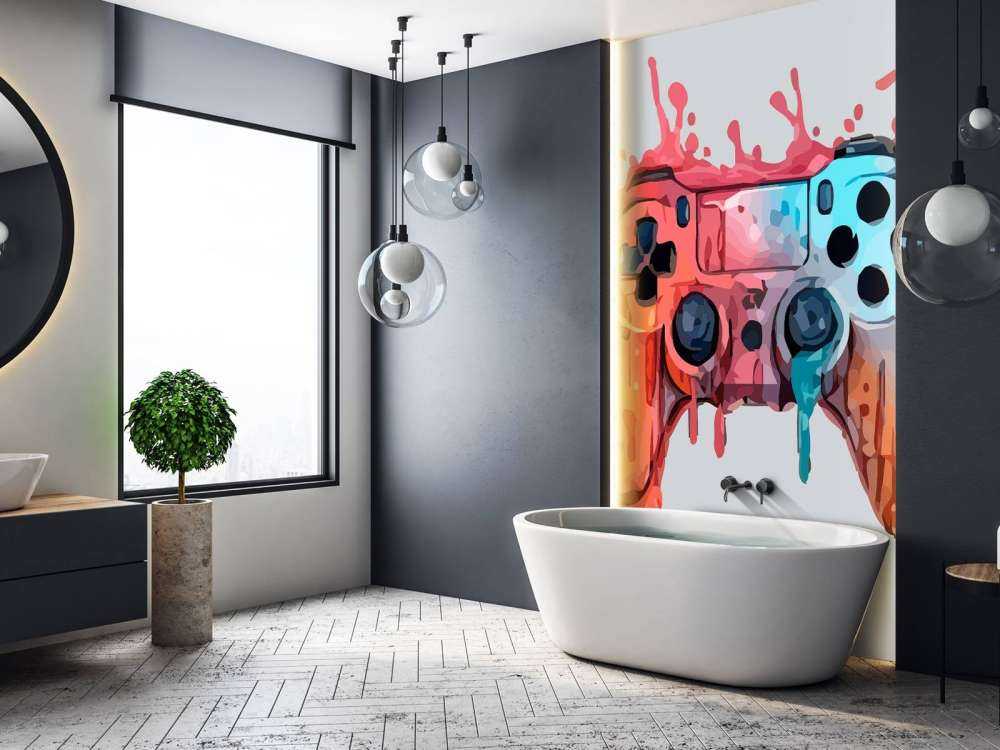 Akvarell Gamer Sprut