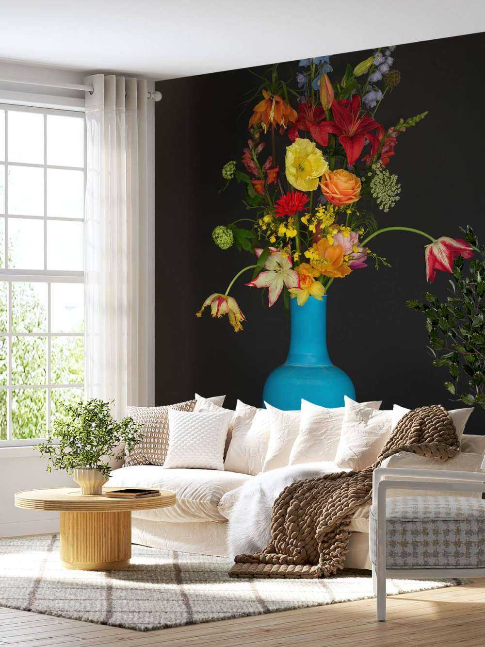 Sjenerøs blomsterbukett