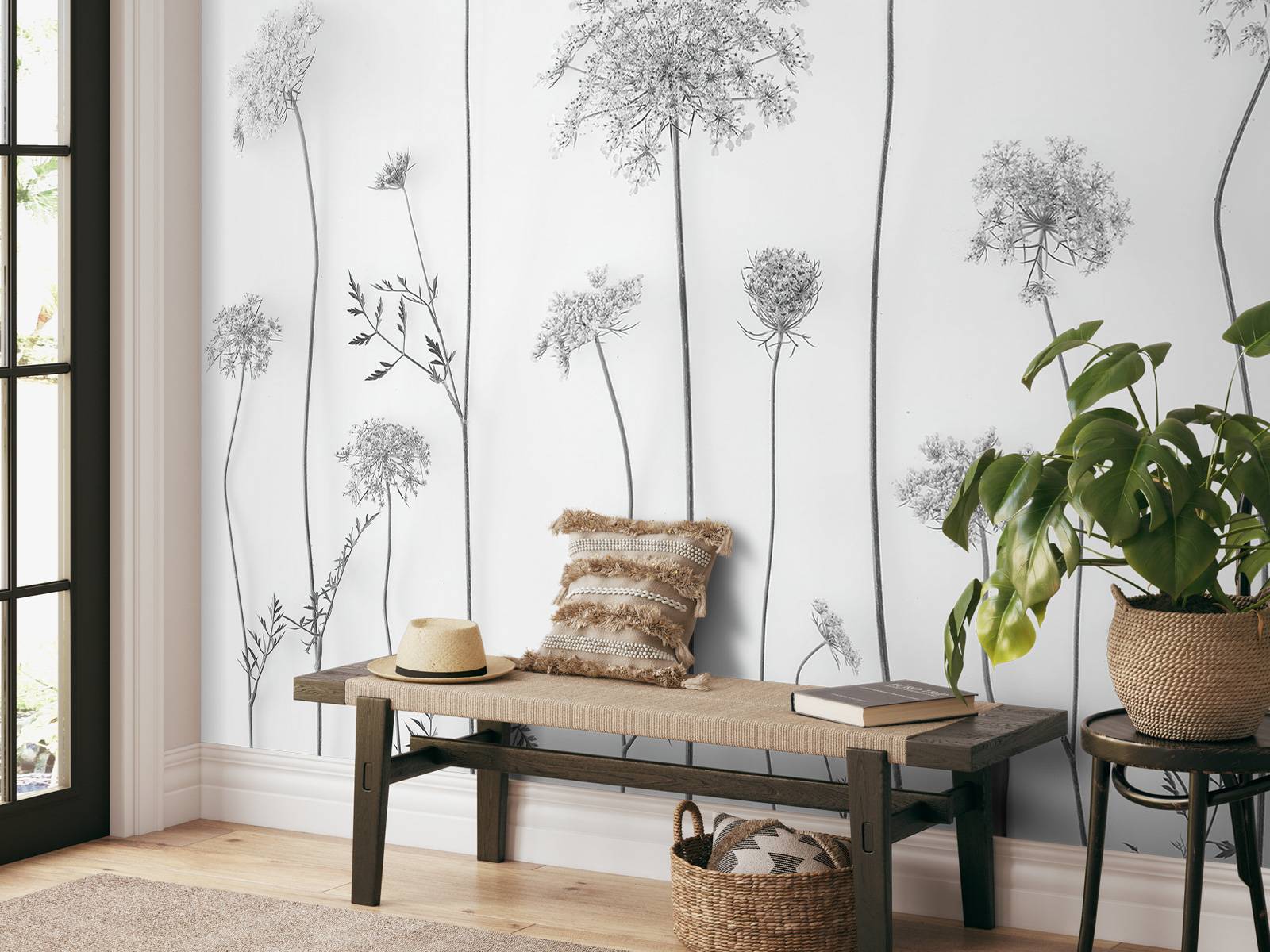 Persille ku persille i svart og hvitt - Tapet.com, image size:1600x1200