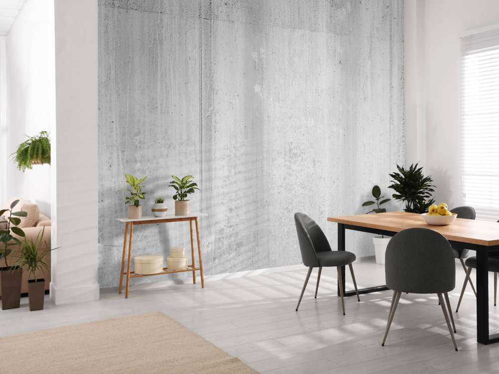 Betong svart og hvitt