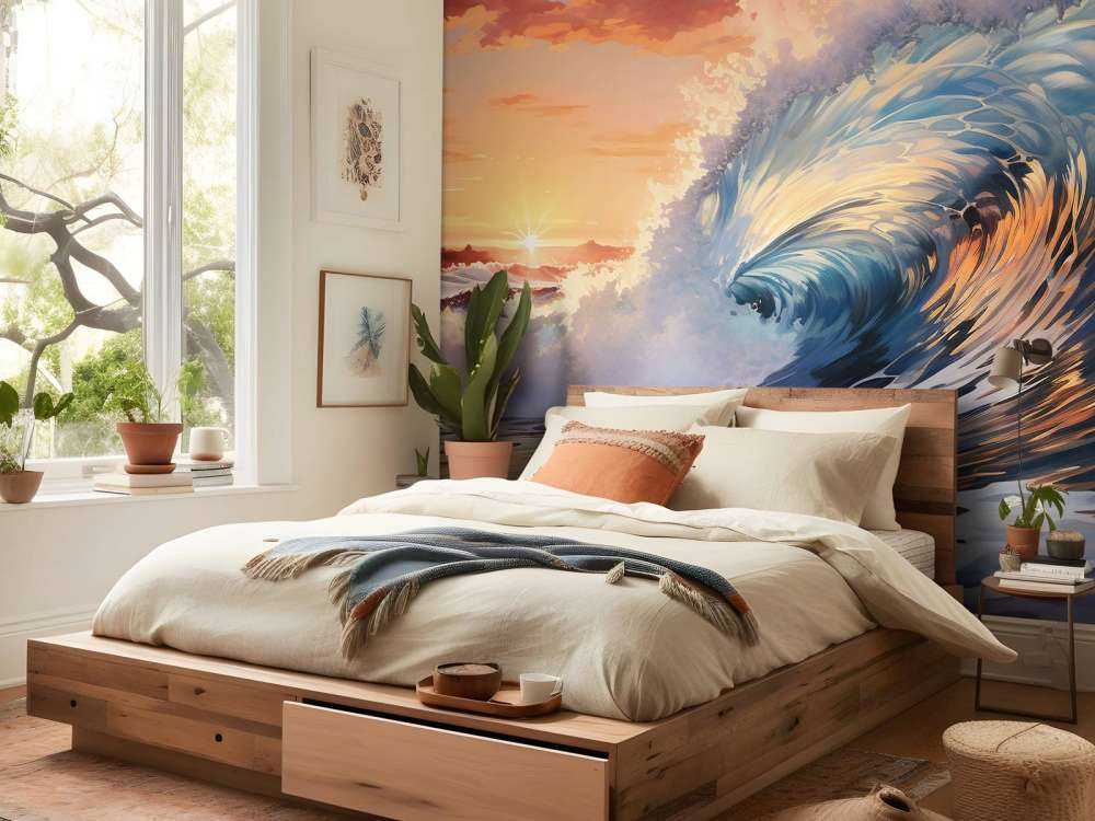 A Wave over the Sunset