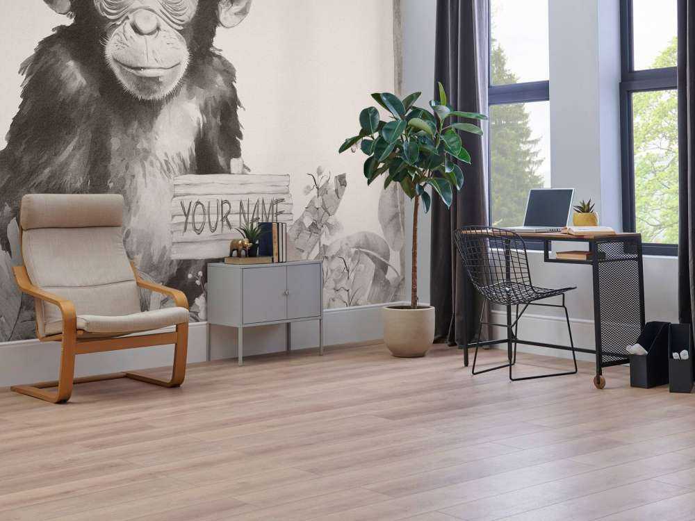 Sjimpansebaby i jungelen beige