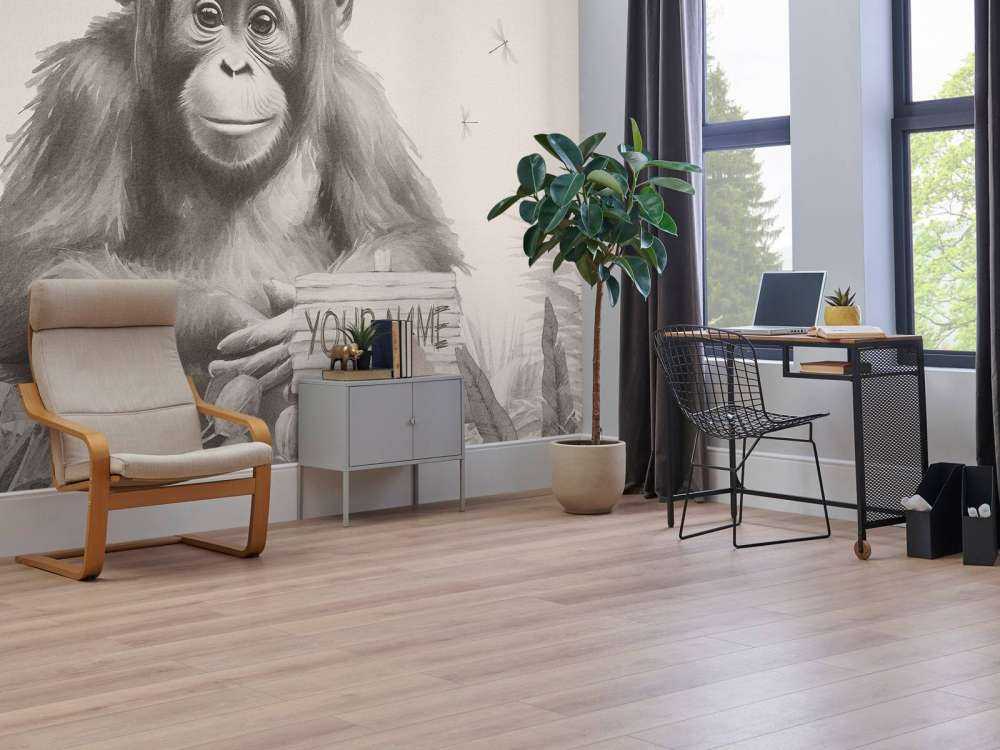 Orangutangunge i jungelen beige