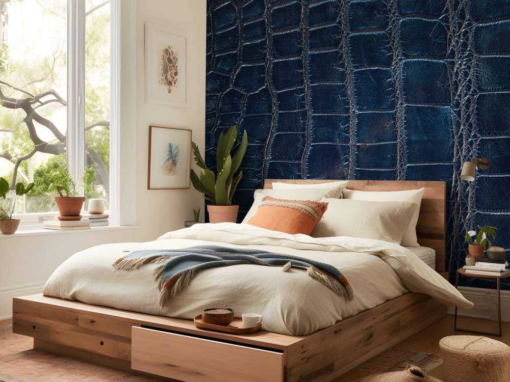 Skinnende krokodilleskind