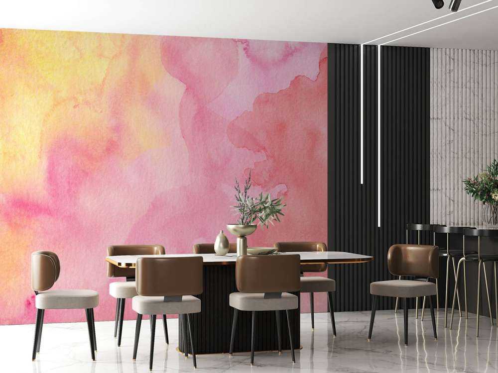Waterverf, roze