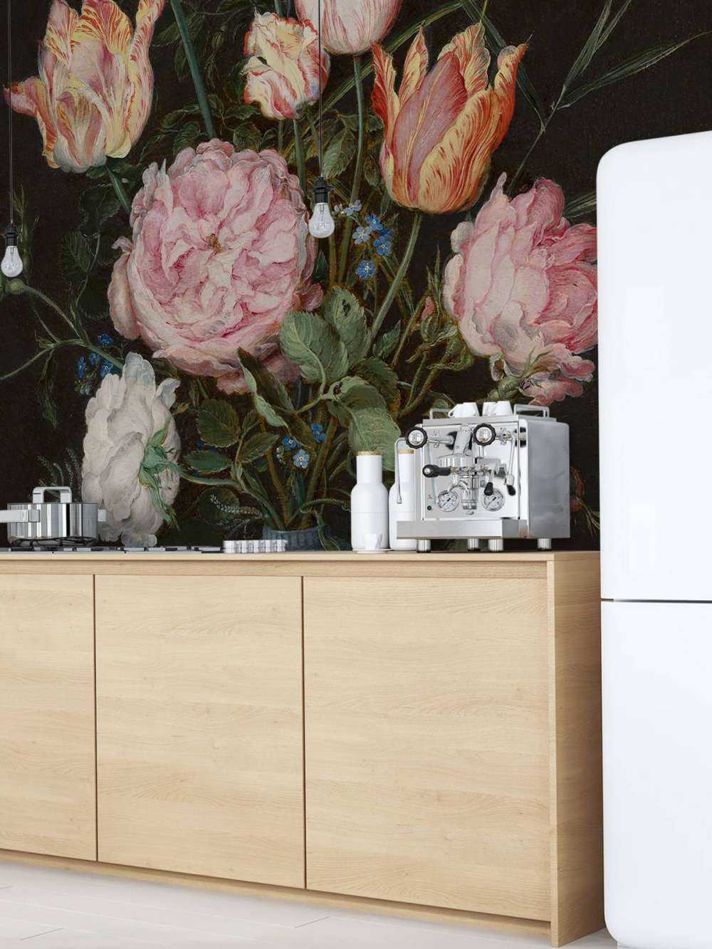 Wan-Li vase med blomster