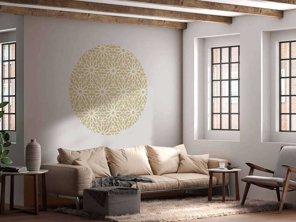 Geometriske blomster, guld