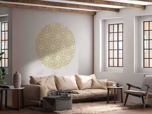 Geometriske blomster, guld