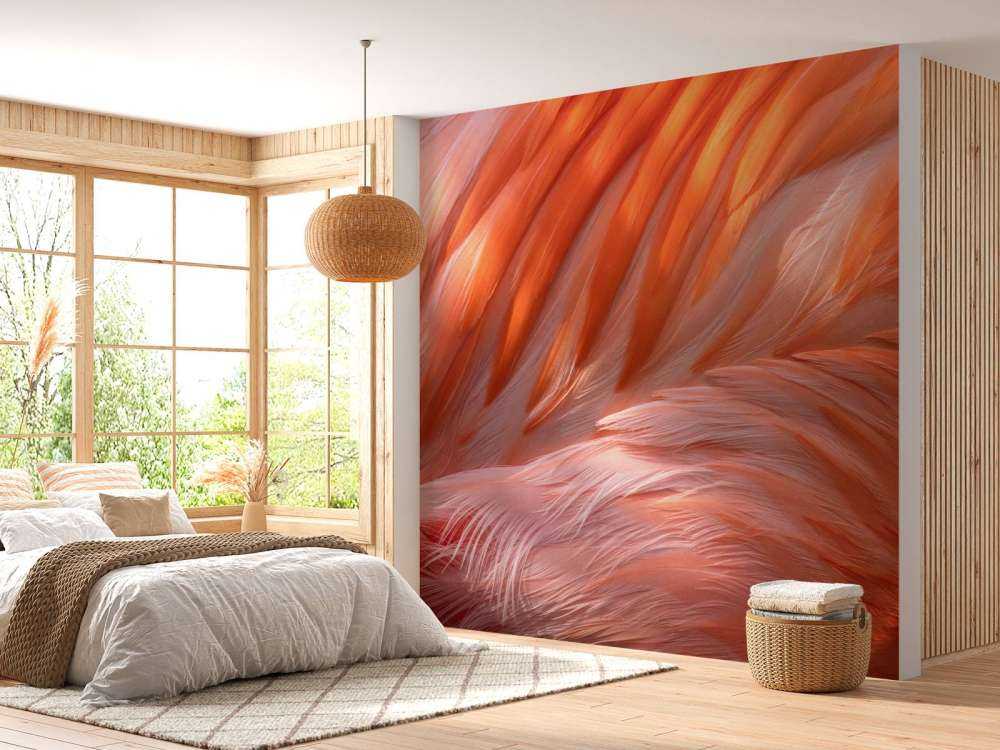 Flamingo fjer
