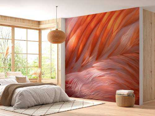 Flamingo fjer