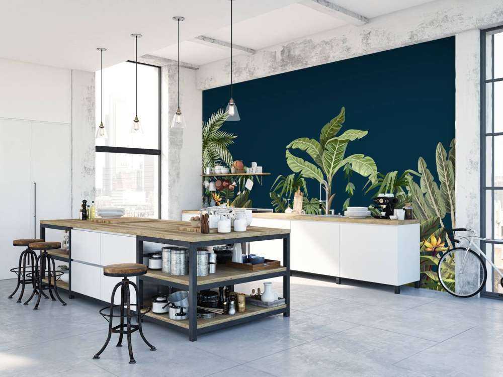 Jungleblomster og -træer