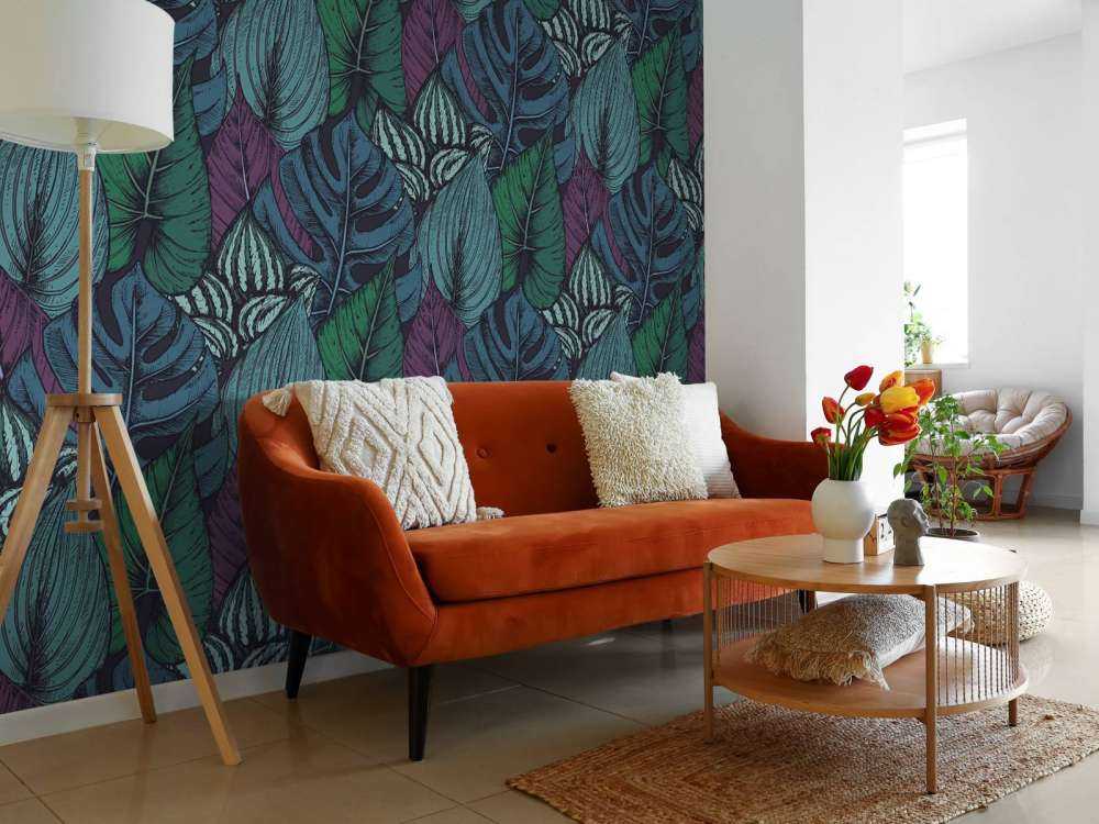 Tropisk bladmønster