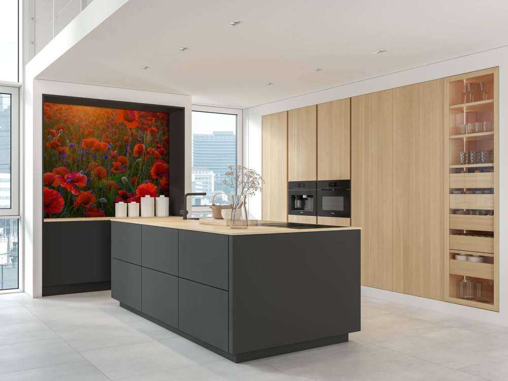 Valmuer med stigende sol