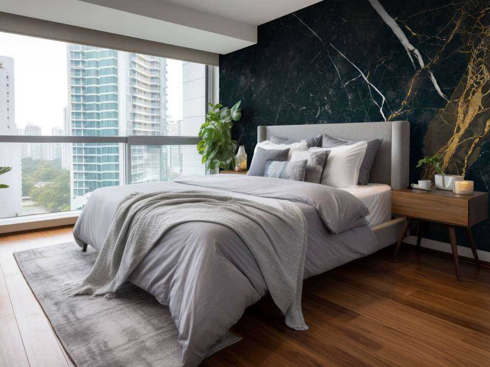 Mørk klassisk marmor