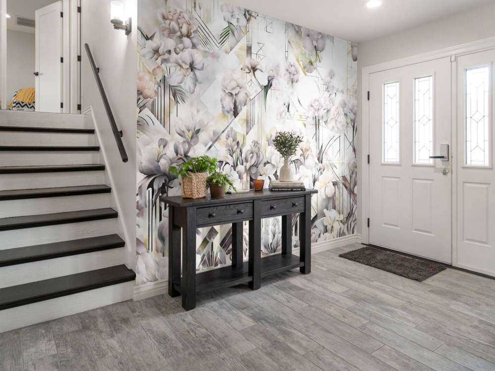 Kæmpe akvarel iris beige