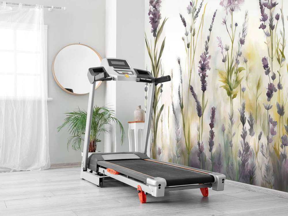 Lavendel Eng Sømløs Varm Beige