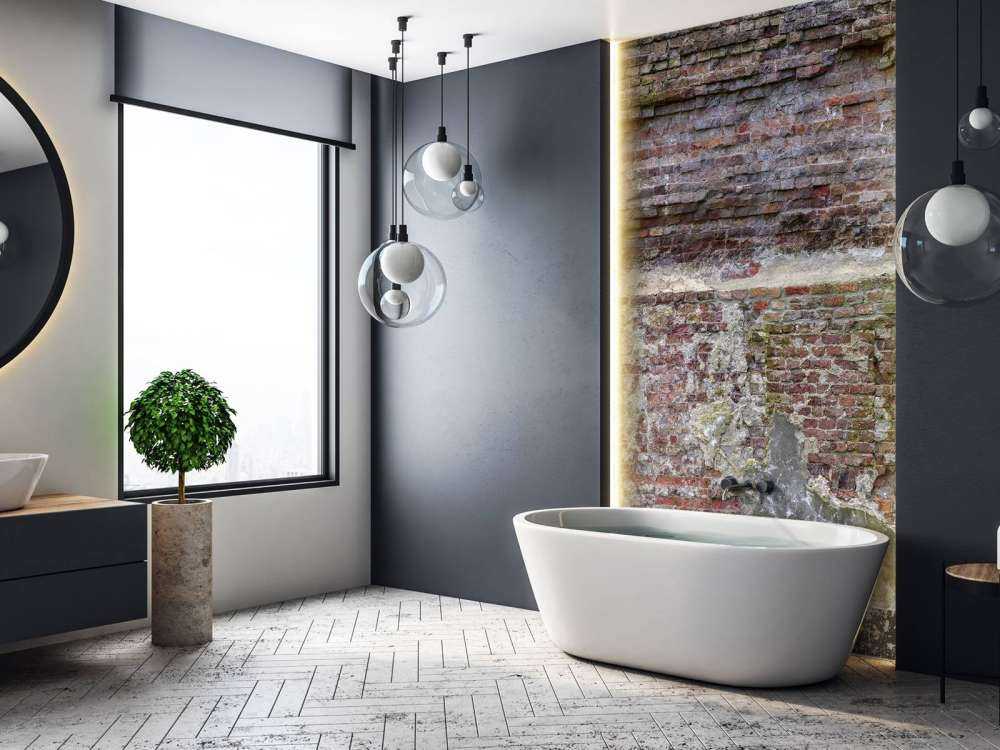 Gammel smuldret væg