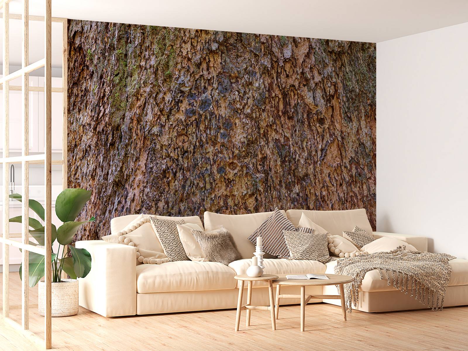 Fototapet - Træbark brun - Fototapet, image size:1600x1200