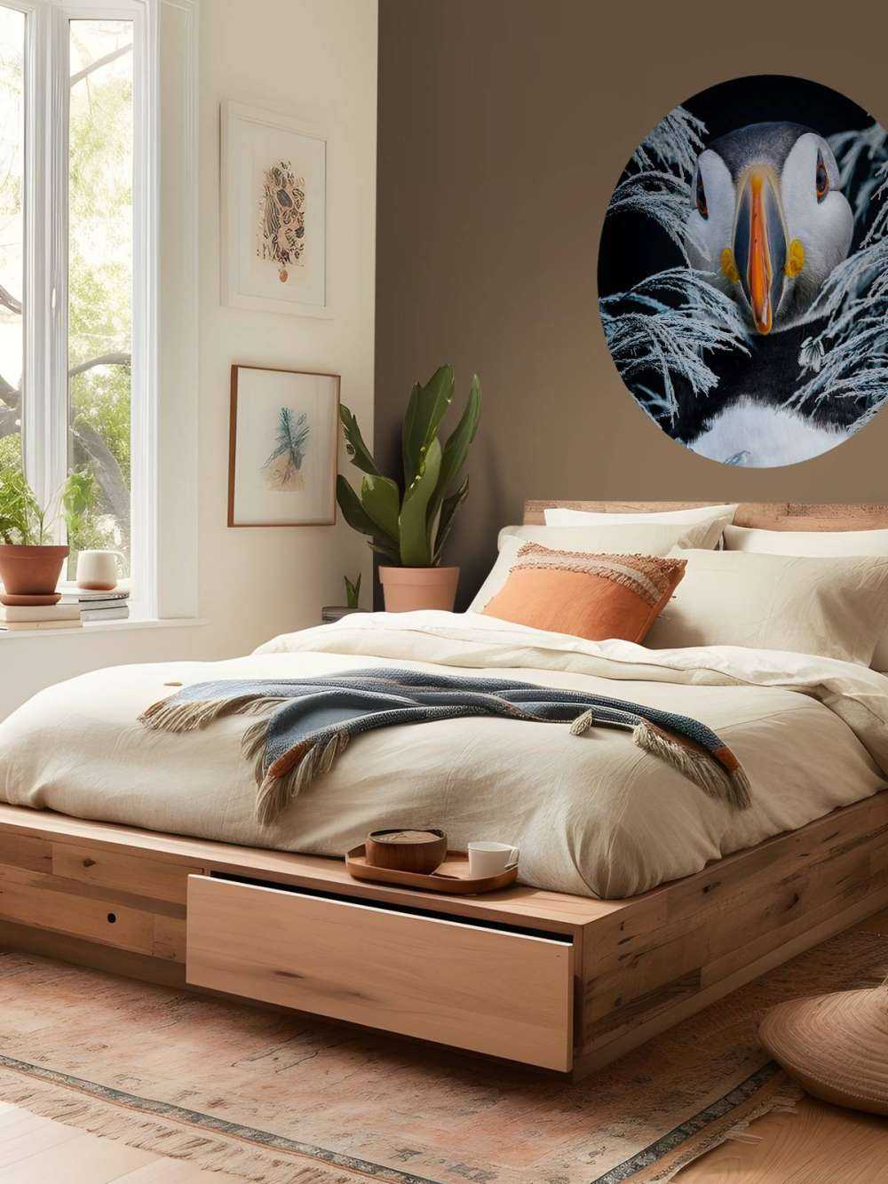 Atlantic Puffins Portræt