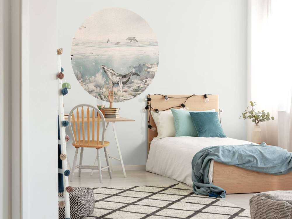 Ocean Landskab med Dyr