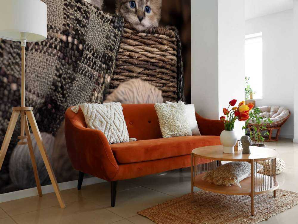 Tre killinger i en kurv