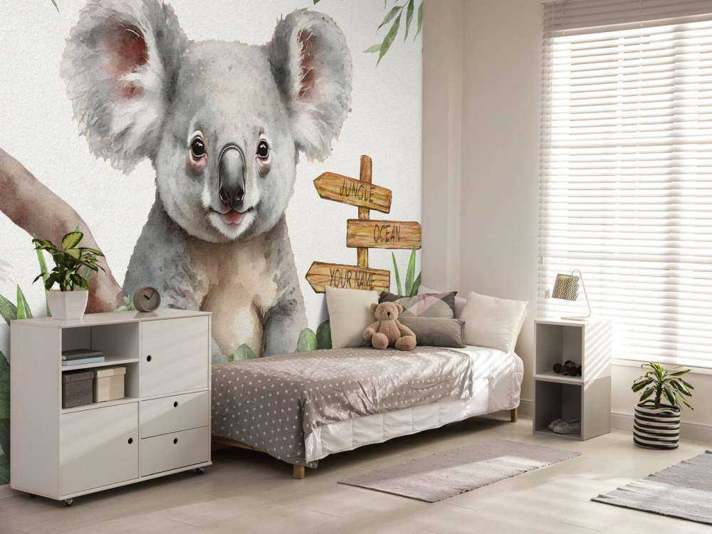 Baby koala i junglen