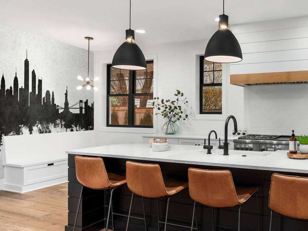 Akvarel skyline, New York