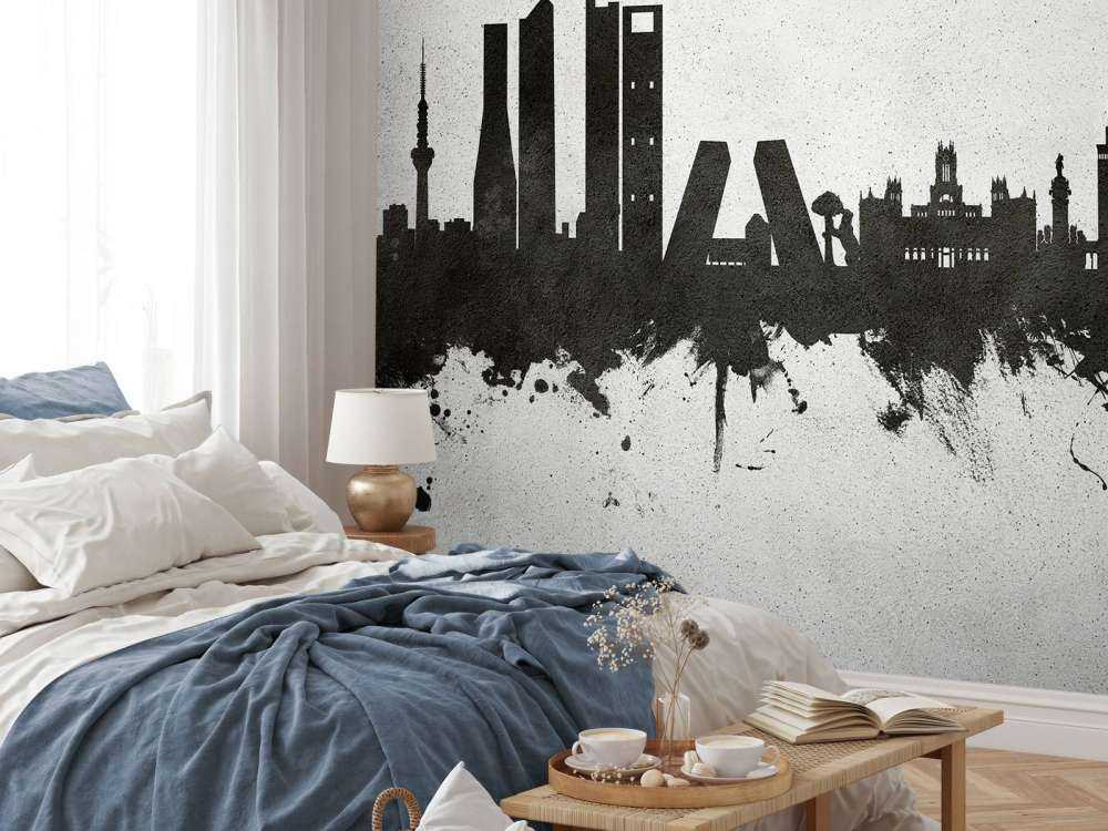 Akvarel skyline, Madrid