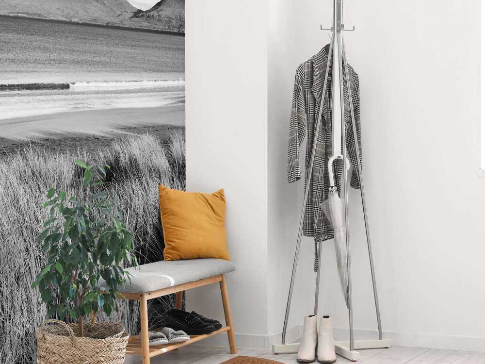 Marram gress, strand og fjell