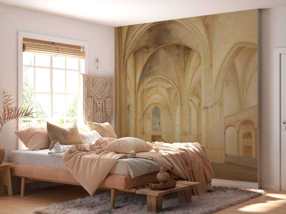 Det indre av Cunerakerk i Rhinen