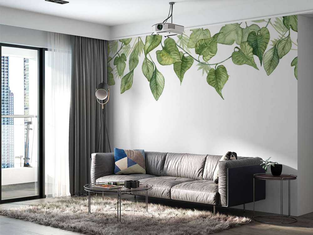 Hengende akvarellblader