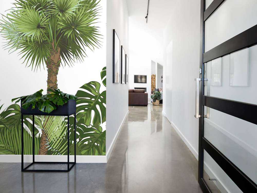 Grønne tropiske planter