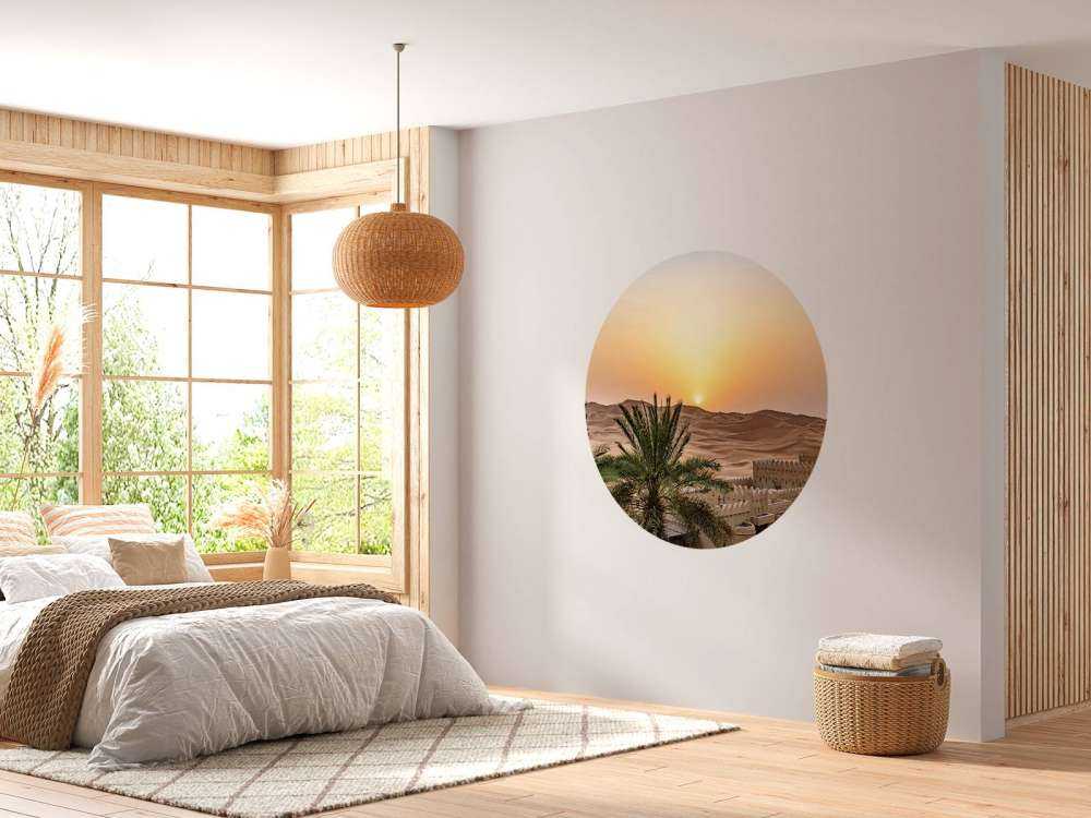 Abu Dhabi ved solnedgang