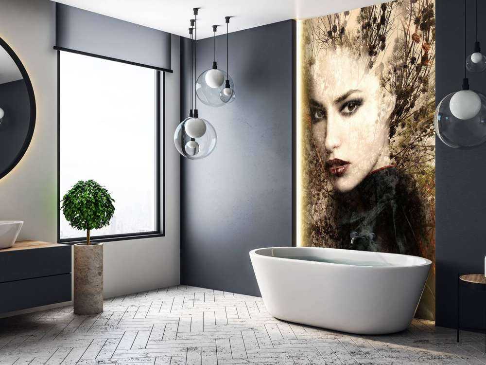 Kvinne og grasiøse grener