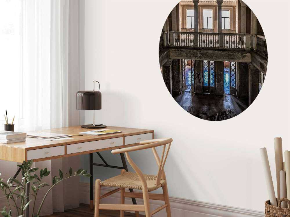 Ødelagt gammelt landsted